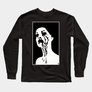 dark pop art Long Sleeve T-Shirt